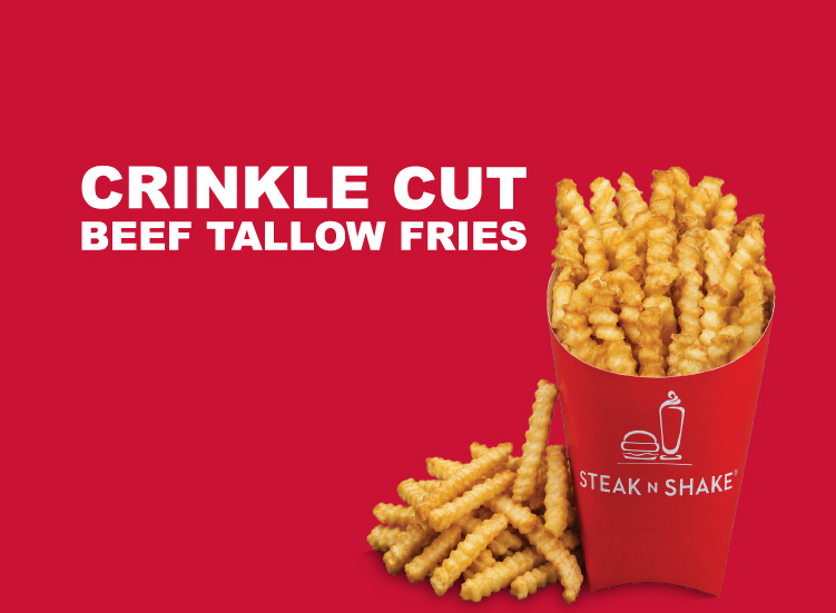 Crinkle Cut Beef Tallow Fries | Steak n Shake
